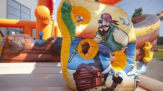  Hüpfburg Shooter Piratenschiff Battle 