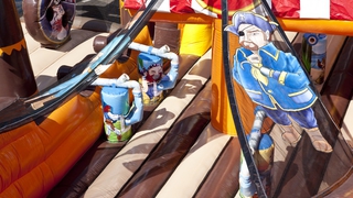  Hüpfburg Shooter Piratenschiff Battle 