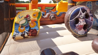  Hüpfburg Shooter Piratenschiff Battle 