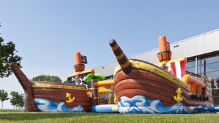  Hüpfburg Shooter Piratenschiff Battle 