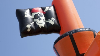  Hüpfburg Shooter Piratenschiff Battle 