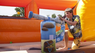  Hüpfburg Shooter Piratenschiff Battle 