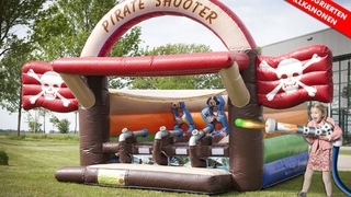  Hüpfburg Shooting Anlage Pirat 