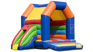 Hüpfburg Midi Bunt mit Rutsche