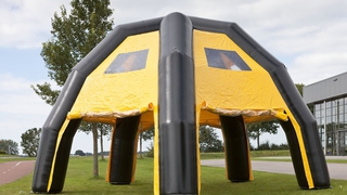  Spider Zelt schwarz gelb 