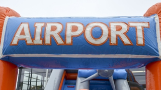 Riesenrutsche Flugzeug Super 