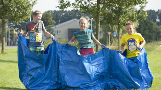 Funhose blau  Personen 