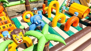 Hüpfburg Multiplay Super Dschungel 