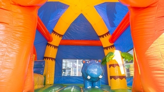 Hüpfburg Multifun Super Nilpferd 