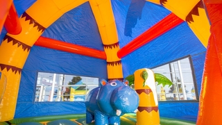 Hüpfburg Multifun Super Nilpferd 