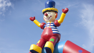 Hüpfburg Standard klatschender Clown