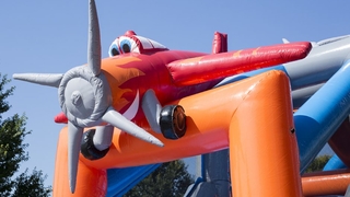 Hindernisparcours Flugzeug ,m 