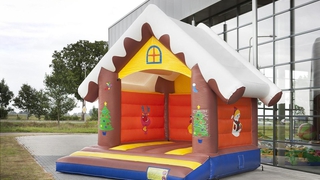 Hüpfburg Standard Holzhütte