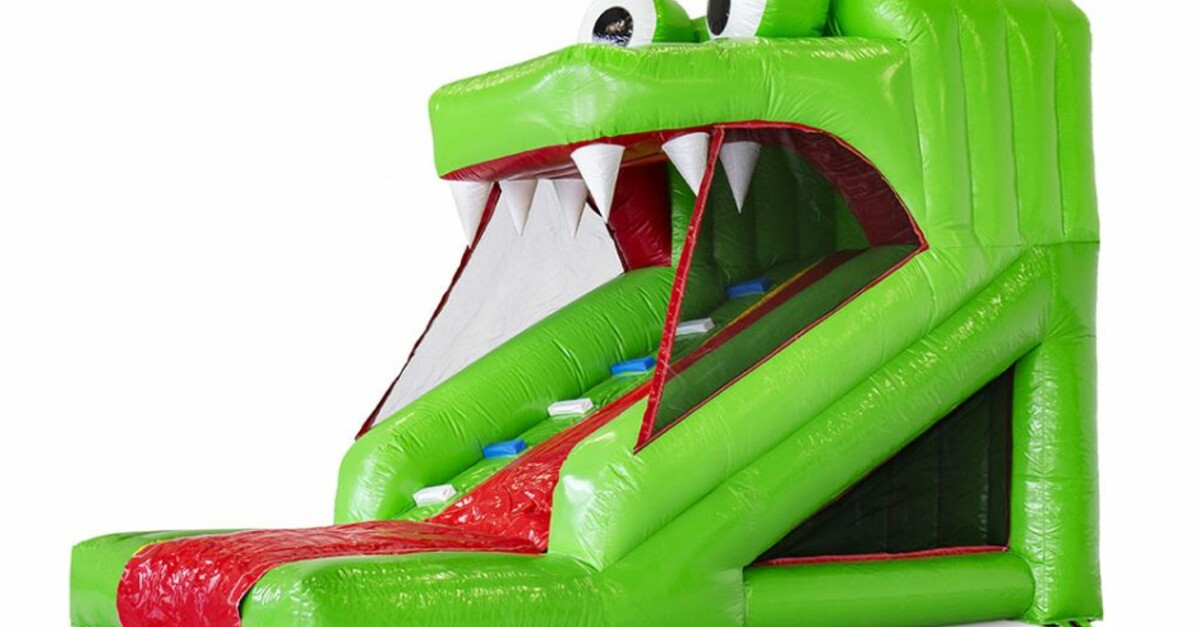 Rutsche Mini Slide Krokodil - Hüpfburg-Shop.de