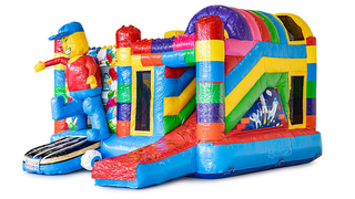 Hüpfburg Multiplay Bausteine