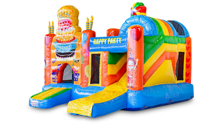 Hüpfburg Multiplay Party