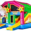 Hüpfburg Multiplay Einhorn mit Dach