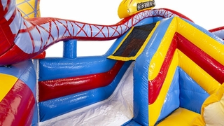 Hüpfburg Funcity Achterbahn 