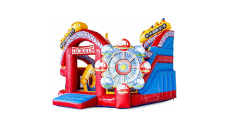 Hüpfburg Funcity Achterbahn