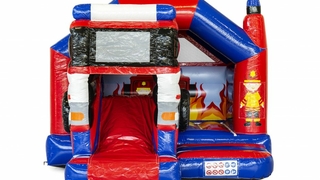 Hüpfburg Slide Combo Feuerwehr 