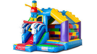 Hüpfburg Slide Combo Bausteine