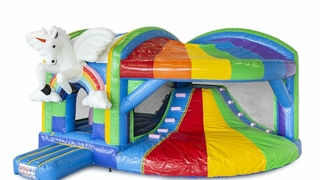 Hüpfburg XL Einhorn 