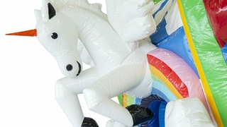 Hüpfburg XL Einhorn 