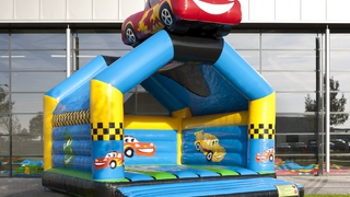 Hüpfburg Super Auto