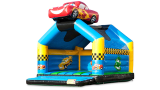 Hüpfburg Super Auto