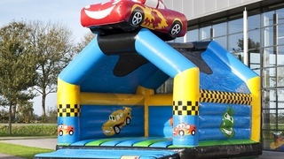 Hüpfburg Super Auto