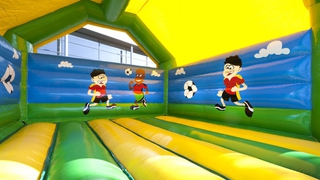 Hüpfburg Super Fussball