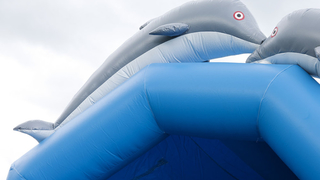 Hüpfburg Super Delfin