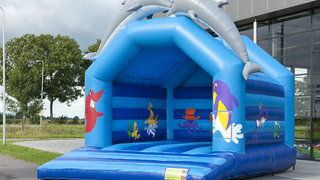 Hüpfburg Super Delfin