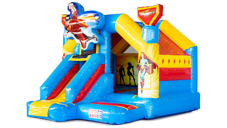 Hüpfburg Slide Combo Superhelden