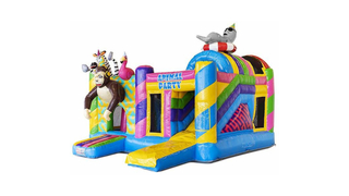 Hüpfburg Multiplay Animal Party