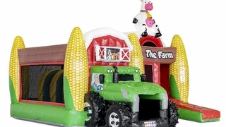 Hüpfburg Multiplay Traktor