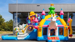 Hüpfburg Multiplay Super Einhorn