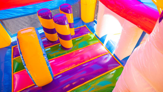 Hüpfburg Multiplay Super Einhorn