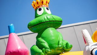 Hüpfburg Multiplay Super Einhorn