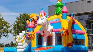 Hüpfburg Multiplay Super Einhorn