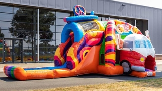 Hüpfburg Multiplay Super Hippie