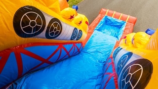 Hüpfburg Multiplay Super Achterbahn