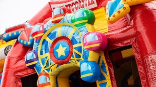 Hüpfburg Multiplay Super Achterbahn