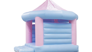 Hüpfburg Standard Hochzeit Karussell rosa blau