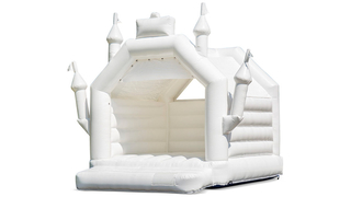 Hüpfburg Standard Hochzeit Ritterburg weiss